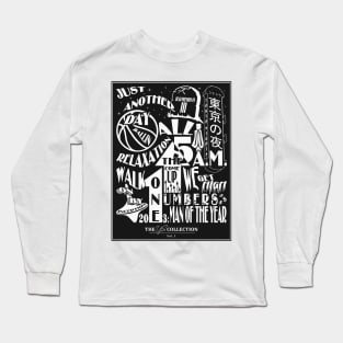 YS Collection Vol. 1 Poster (Tracklist) - Logic (Young Sinatra) Long Sleeve T-Shirt